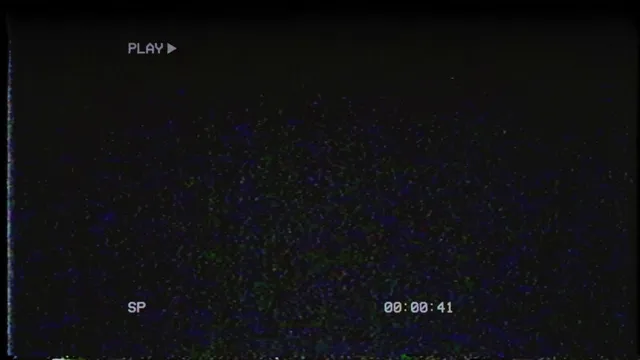 Blank VHS Tape with Play Overlay