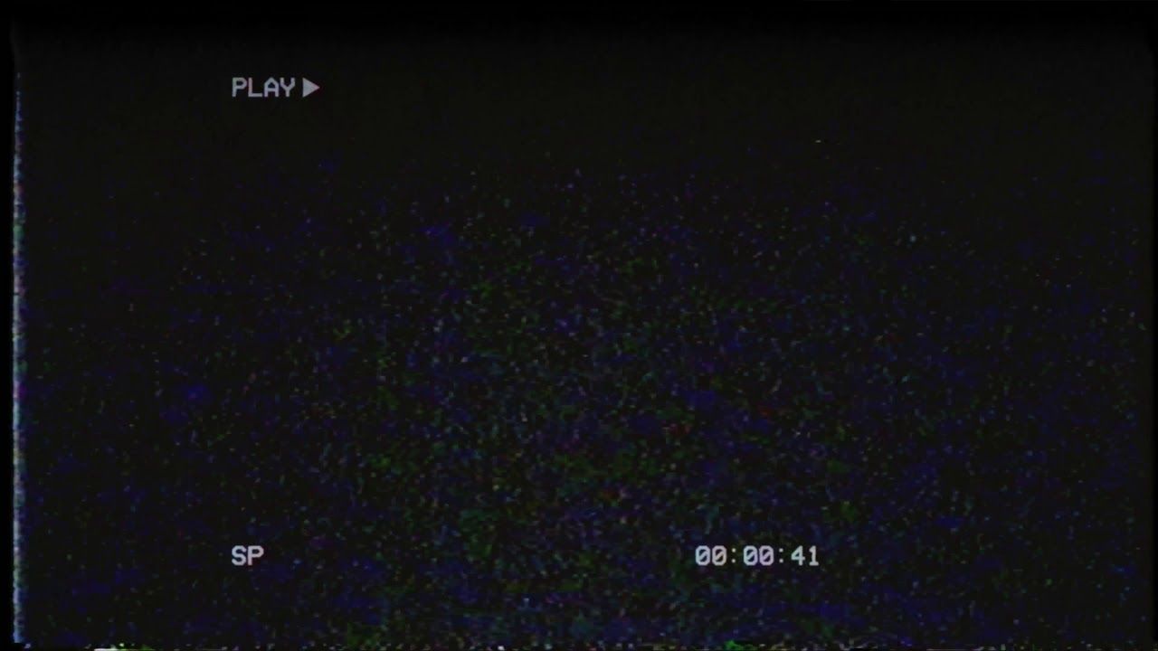 Blank VHS Tape with Play Overlay