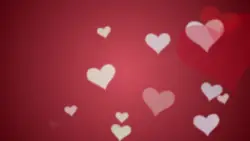Hearts Red Background